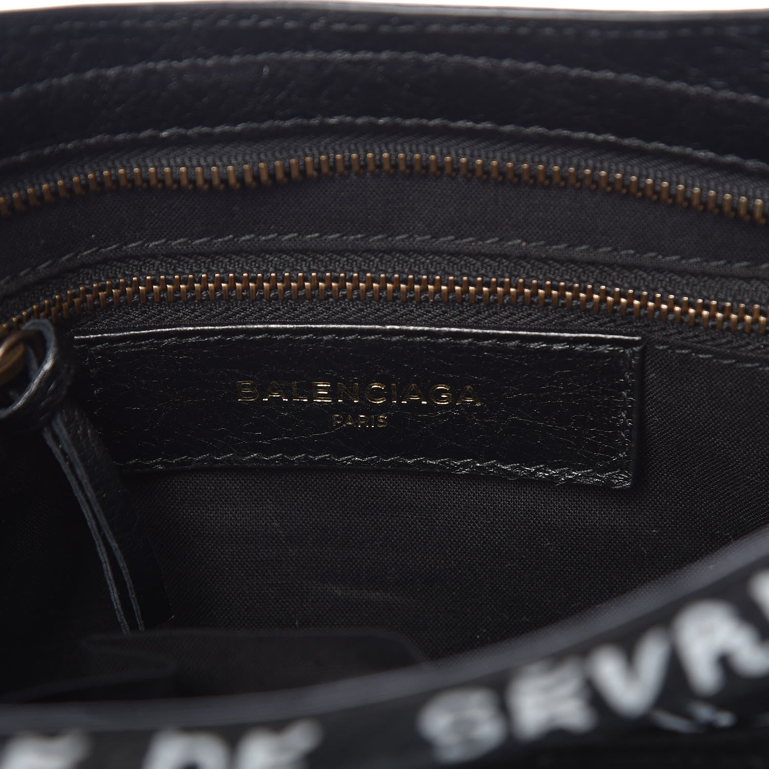 Balenciaga Agneau Classic Hardware Graffiti All Over S City Black 8 of 9