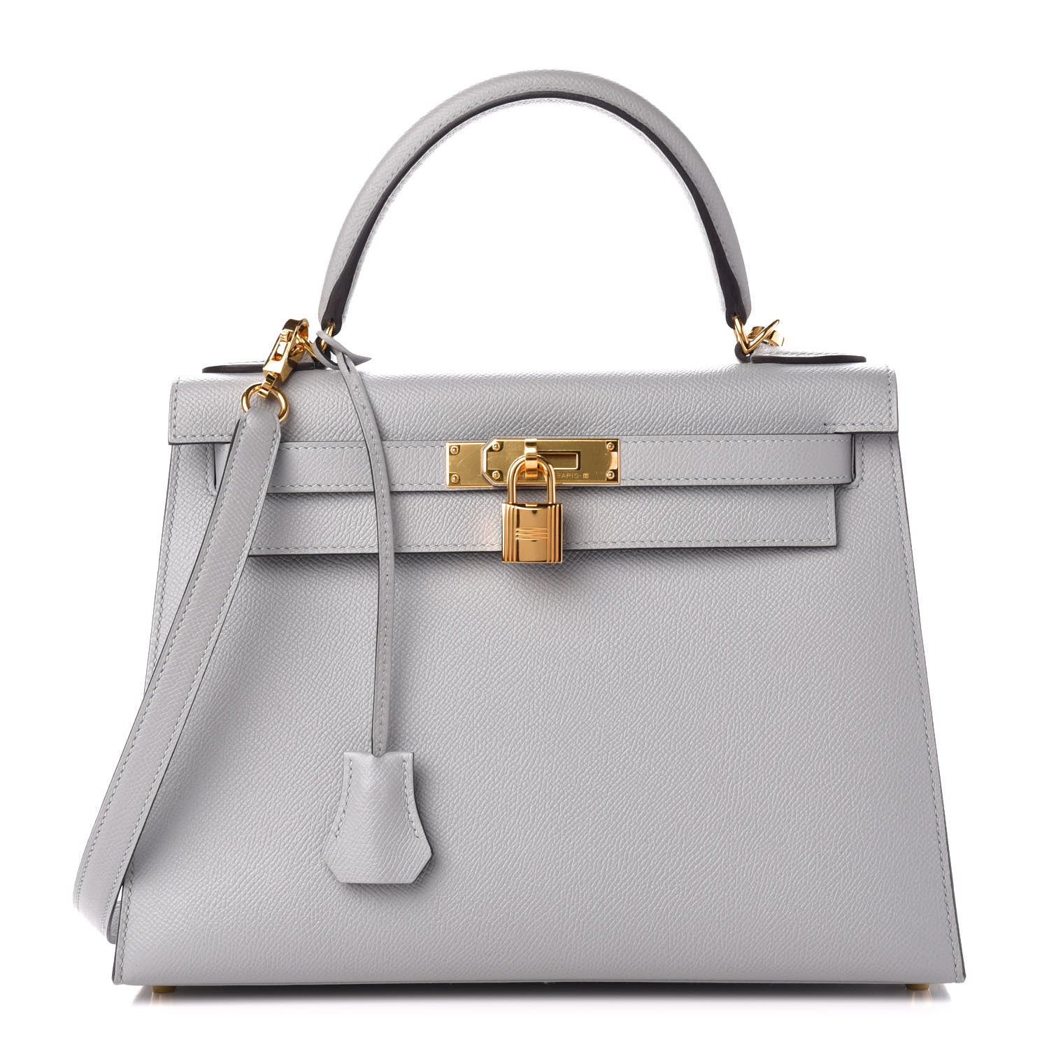 Hermes Epsom Kelly Sellier 28 Bleu Glacier 1 of 11