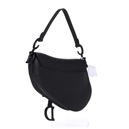 Christian Dior Ultra Matte Calfskin Saddle Bag Black 2 of 4