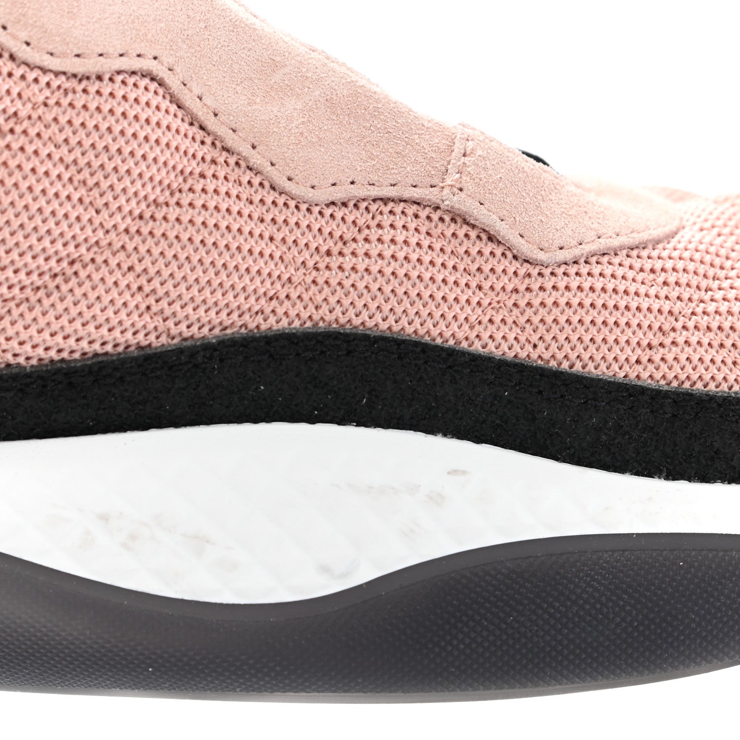 Chanel Mesh Suede Calfskin Quilted Sneakers 41 Black Pink 11 of 16