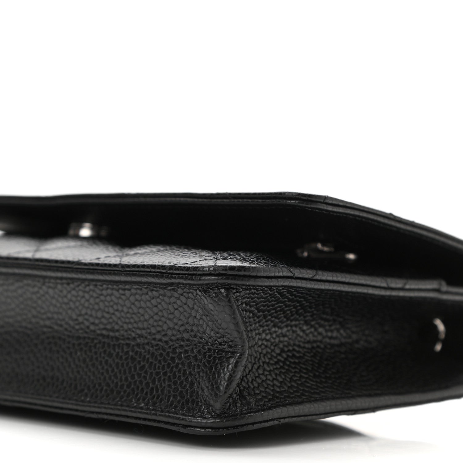 Chanel Caviar Quilted Wallet On Chain WOC Black 10 of 11