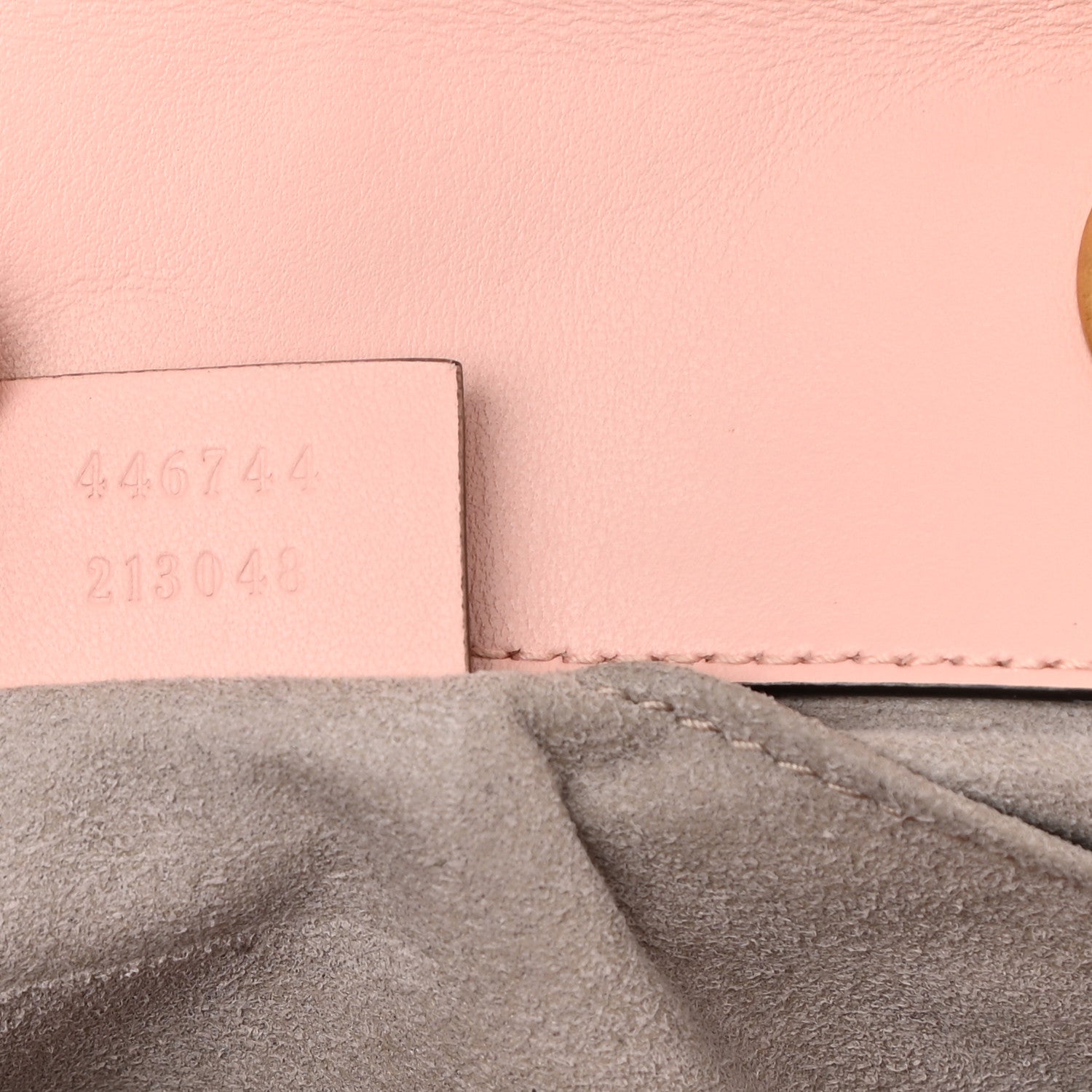 Gucci Calfskin Matelasse Mini GG Marmont Shoulder Bag Perfect Pink 7 of 9