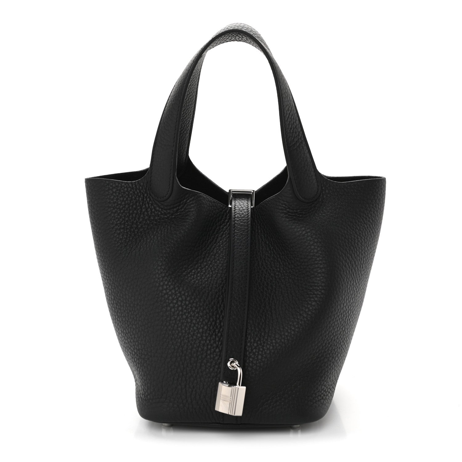 Hermes Taurillon Clemence Picotin Lock 18 PM Black 1 of 9