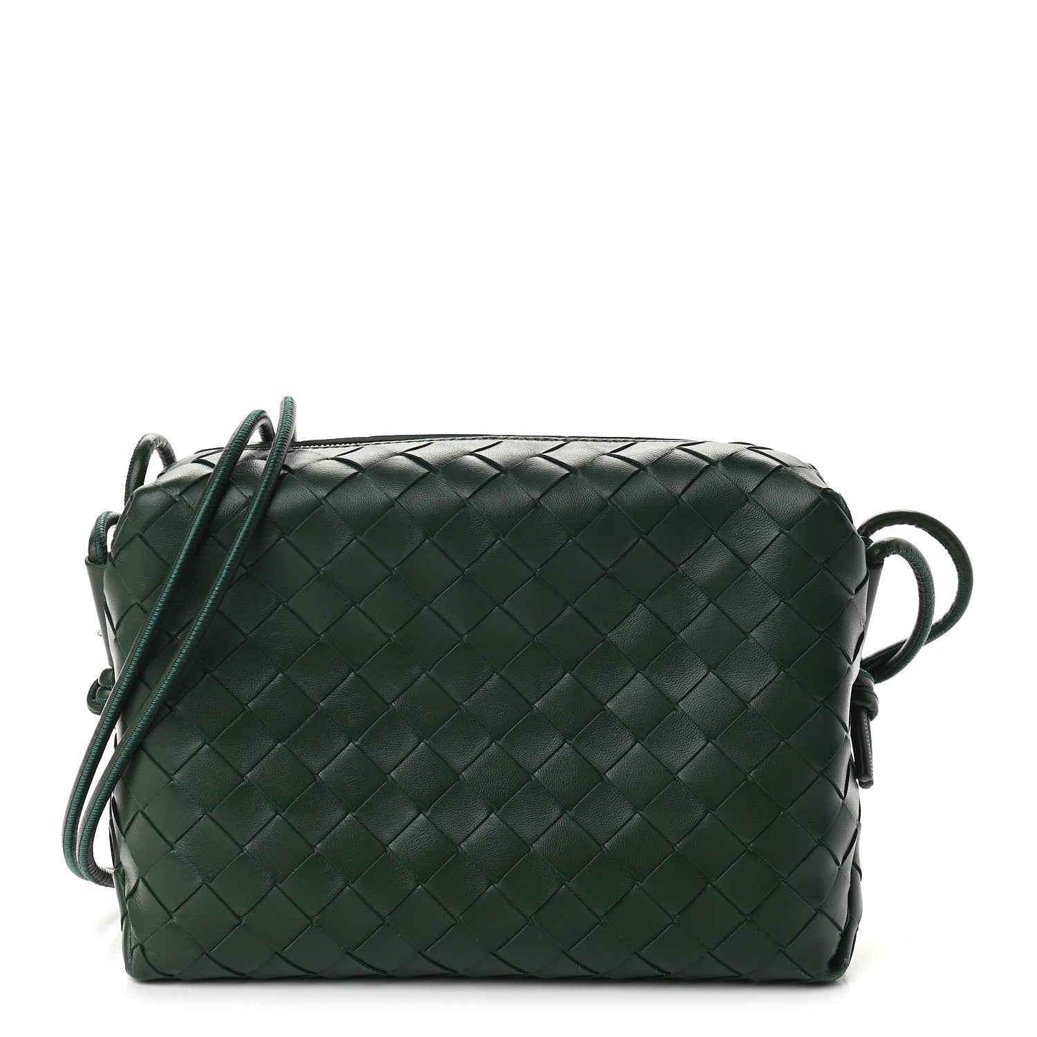Bottega Veneta Nappa Intrecciato Small Loop Camera Bag Raintree 1 of 8