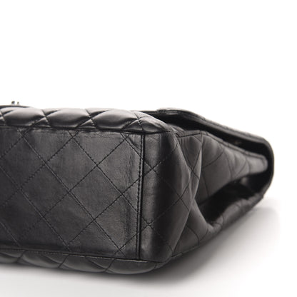 Chanel Lambskin Quilted Maxi Single Flap Black 7 of 10