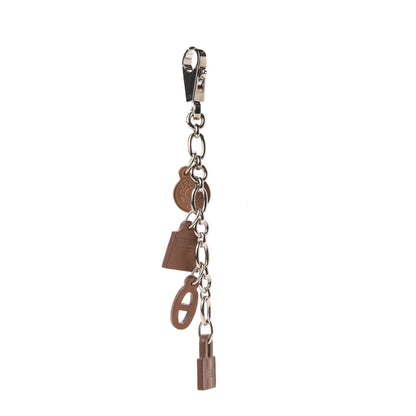 Hermes Barenia Breloque Olga Amulette Bag Charm Fauve 3 of 5