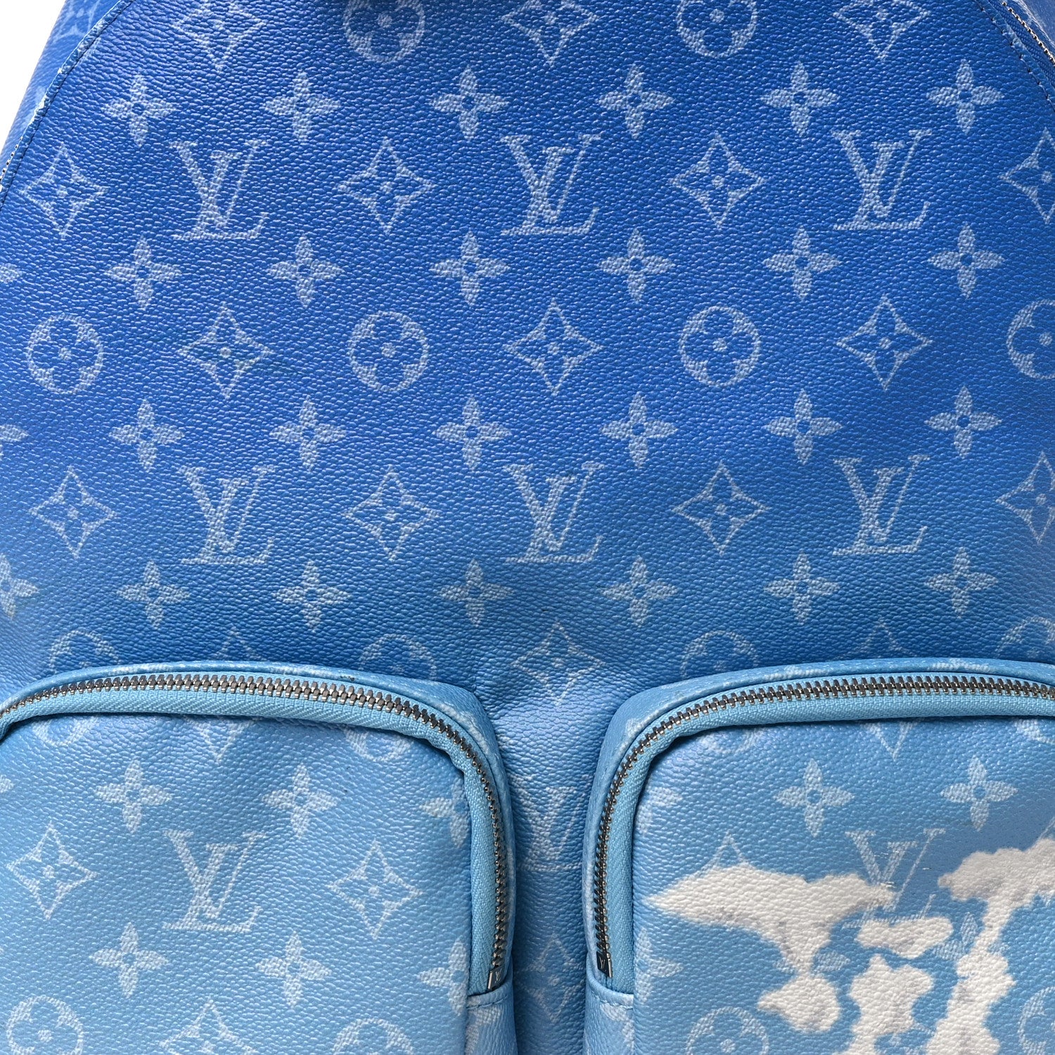 louis vuitton backpack multipocket clouds monogram blue Louis Vuitton Monogram Clouds Multipockets Backpack Blue 1820216 – FASHIONPHILE