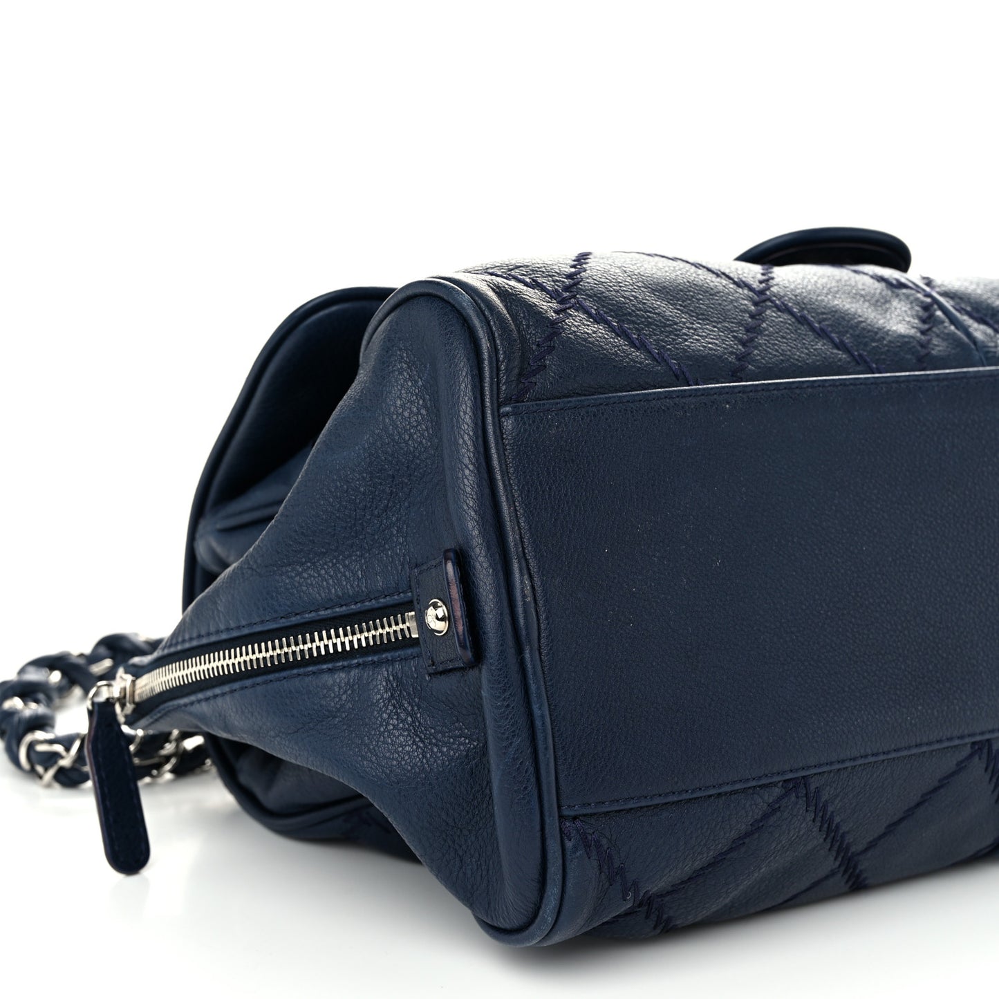 Calfskin Large Darjeeling Flap Blue