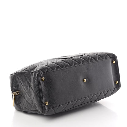 Chanel Caviar Quilted Large Bowler Black 4 of 13