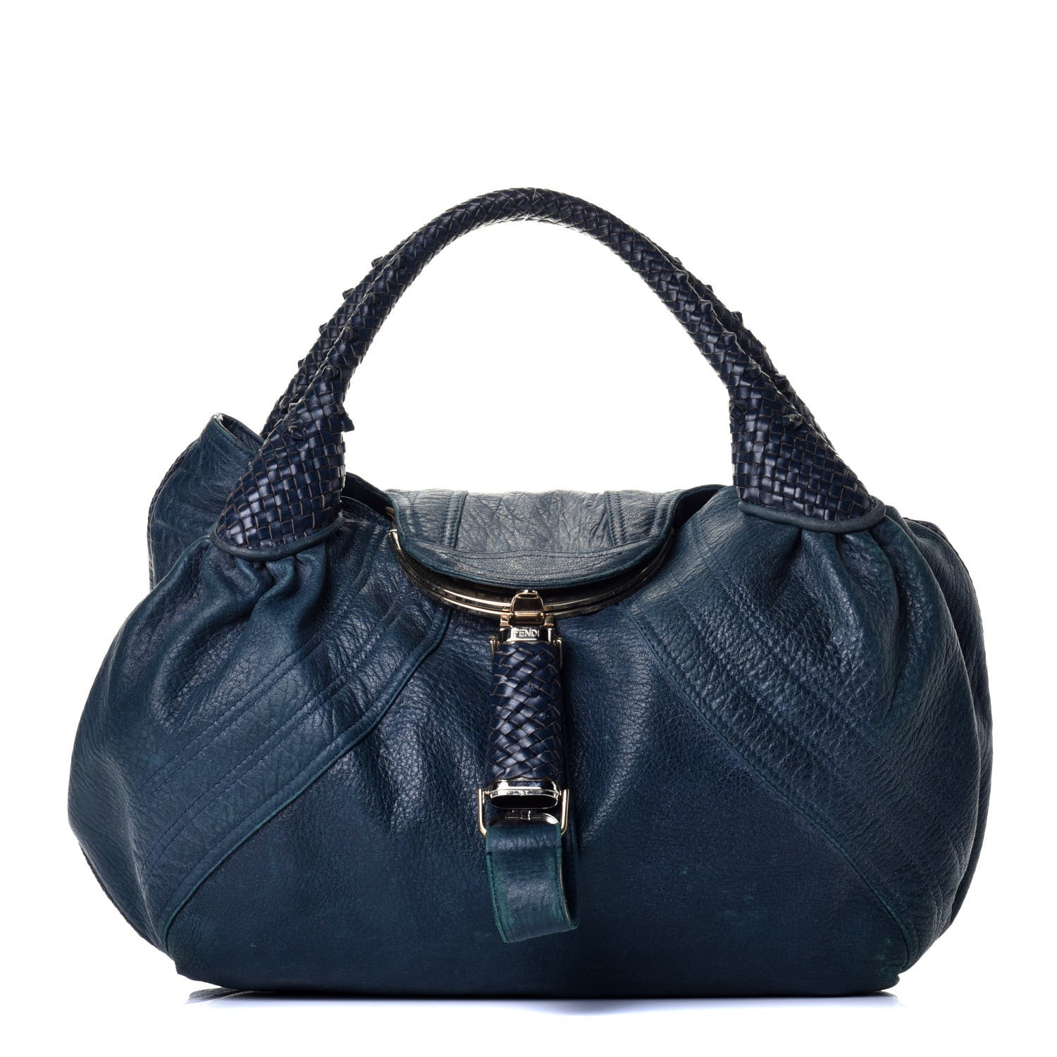 Fendi Nappa Nuvolata Spy Petrolio 1 of 8