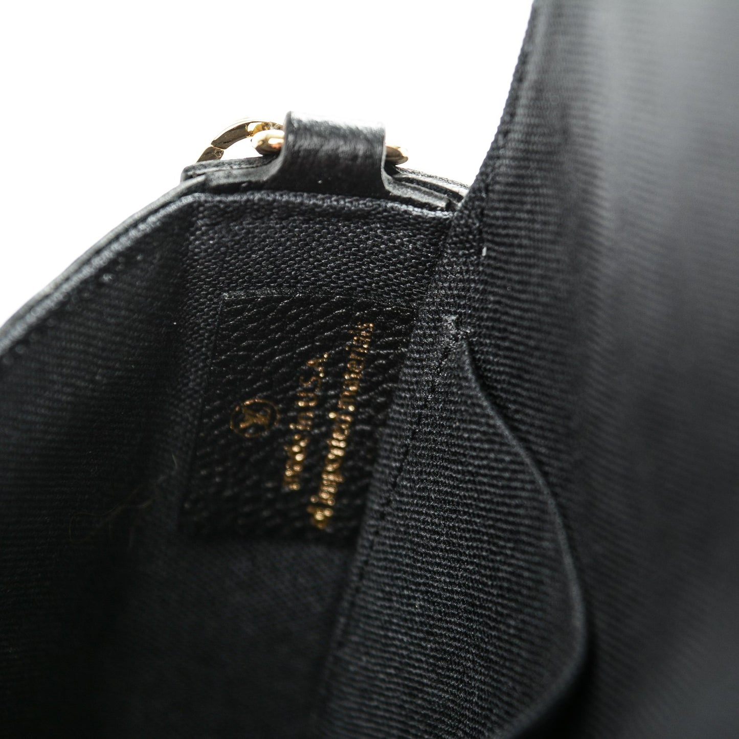 Empreinte Pochette Felicie Chain Wallet Black