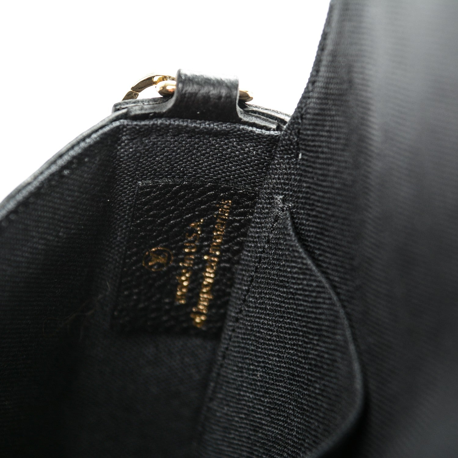 Louis Vuitton Empreinte Pochette Felicie Chain Wallet Black 8 of 8