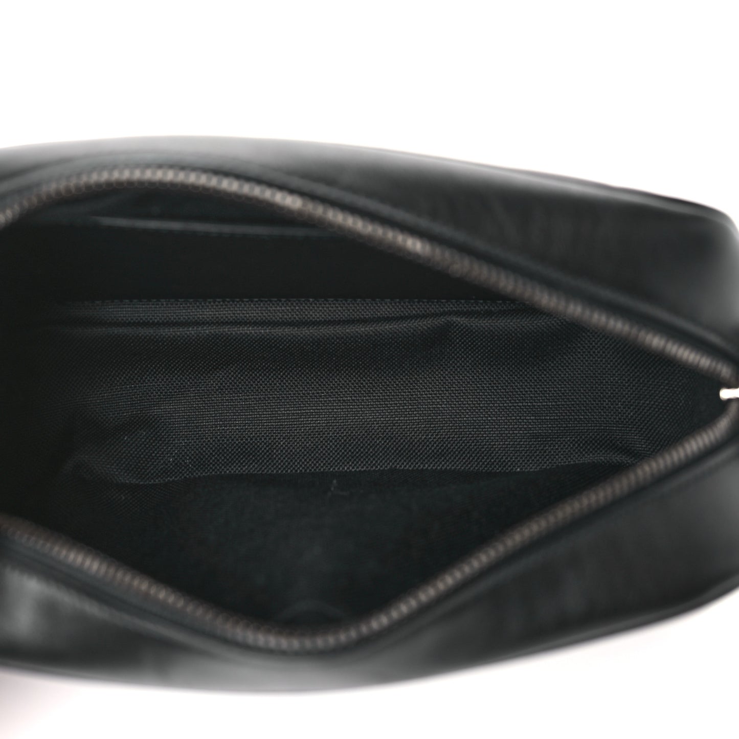 Calfskin Matelasse Monochrome Small GG Marmont Chain Shoulder Bag Black