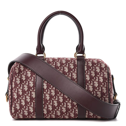 Christian Dior Oblique Boston Bag Bordeaux 1 of 12