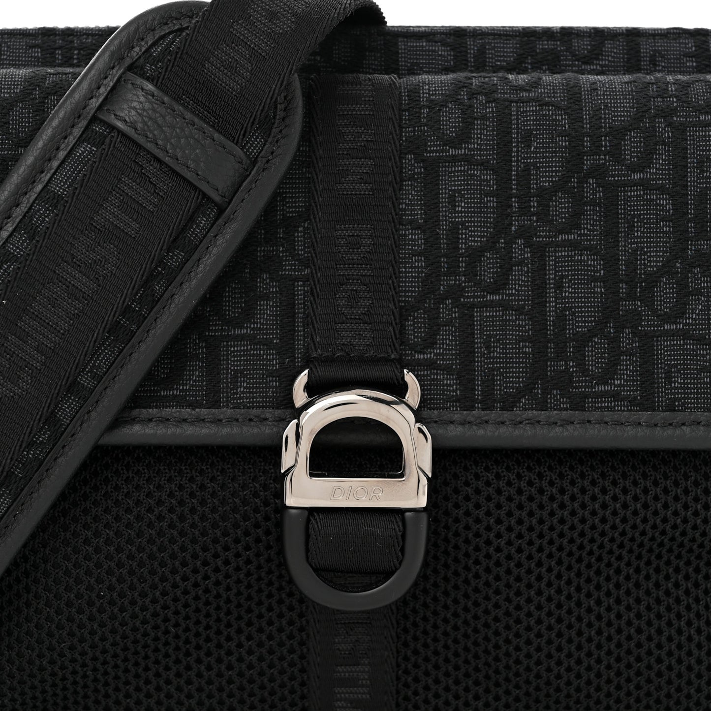 Oblique Jacquard Dior 8 Bag With Strap Black Multicolor