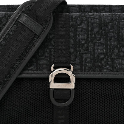 Christian Dior Oblique Jacquard Dior 8 Bag With Strap Black Multicolor 8 of 10