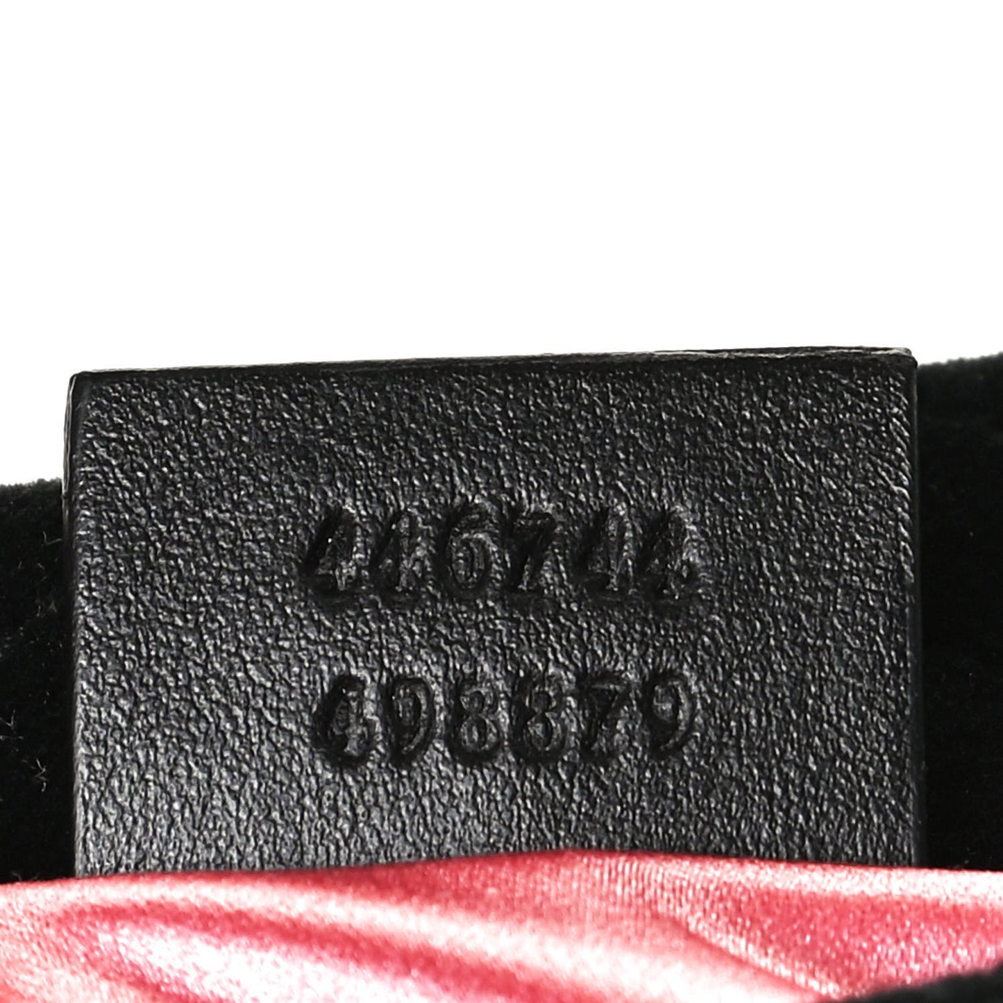 Velvet Matelasse Mini GG Marmont Shoulder Bag Black