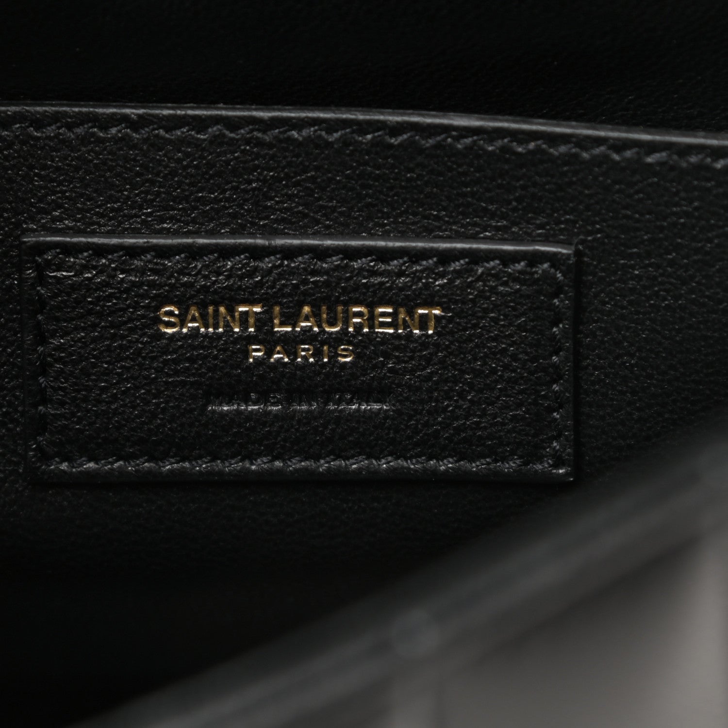 Saint Laurent Lambskin Matelasse Monogram Medium Vicky Chain Bag Black 6 of 11