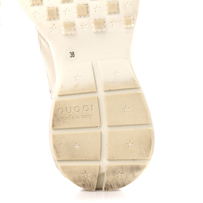 Gucci Calfskin Logo Womens Rhyton Sneakers 38 Ivory 6 of 12