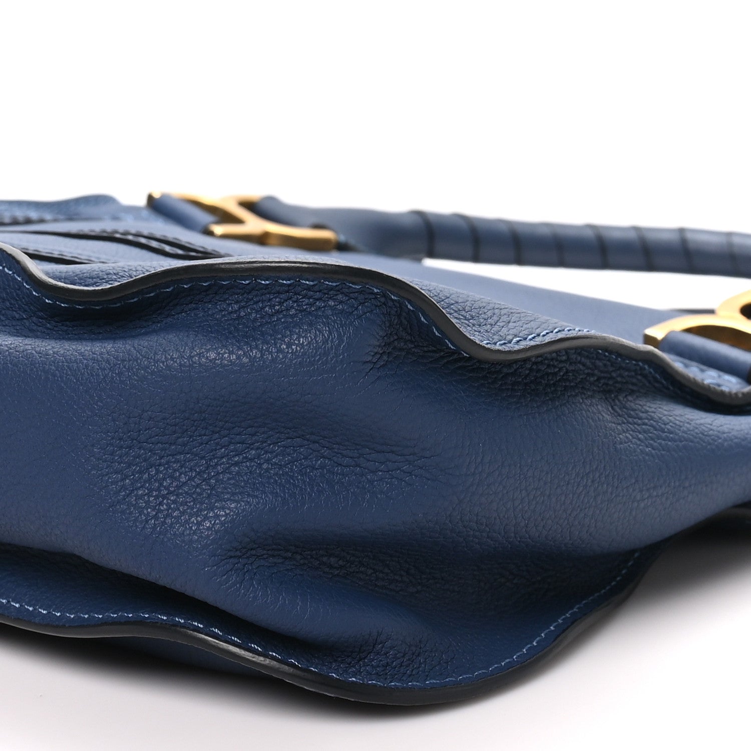 Chloe Calfskin Medium Marcie Satchel Scuba Blue 9 of 9
