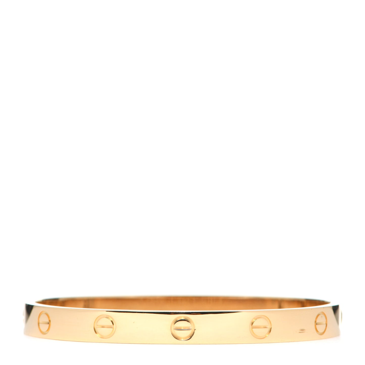 18K Yellow Gold LOVE Bracelet 17
