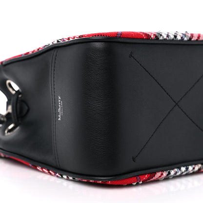 Mulberry Tartan Studded Bucket Bag Scarlet 7 of 8