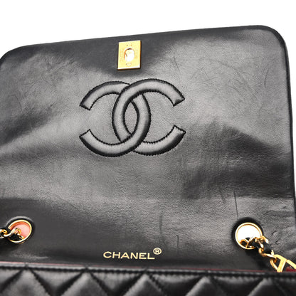 Chanel Lambskin Quilted Small Single Flap Black 11 of 11