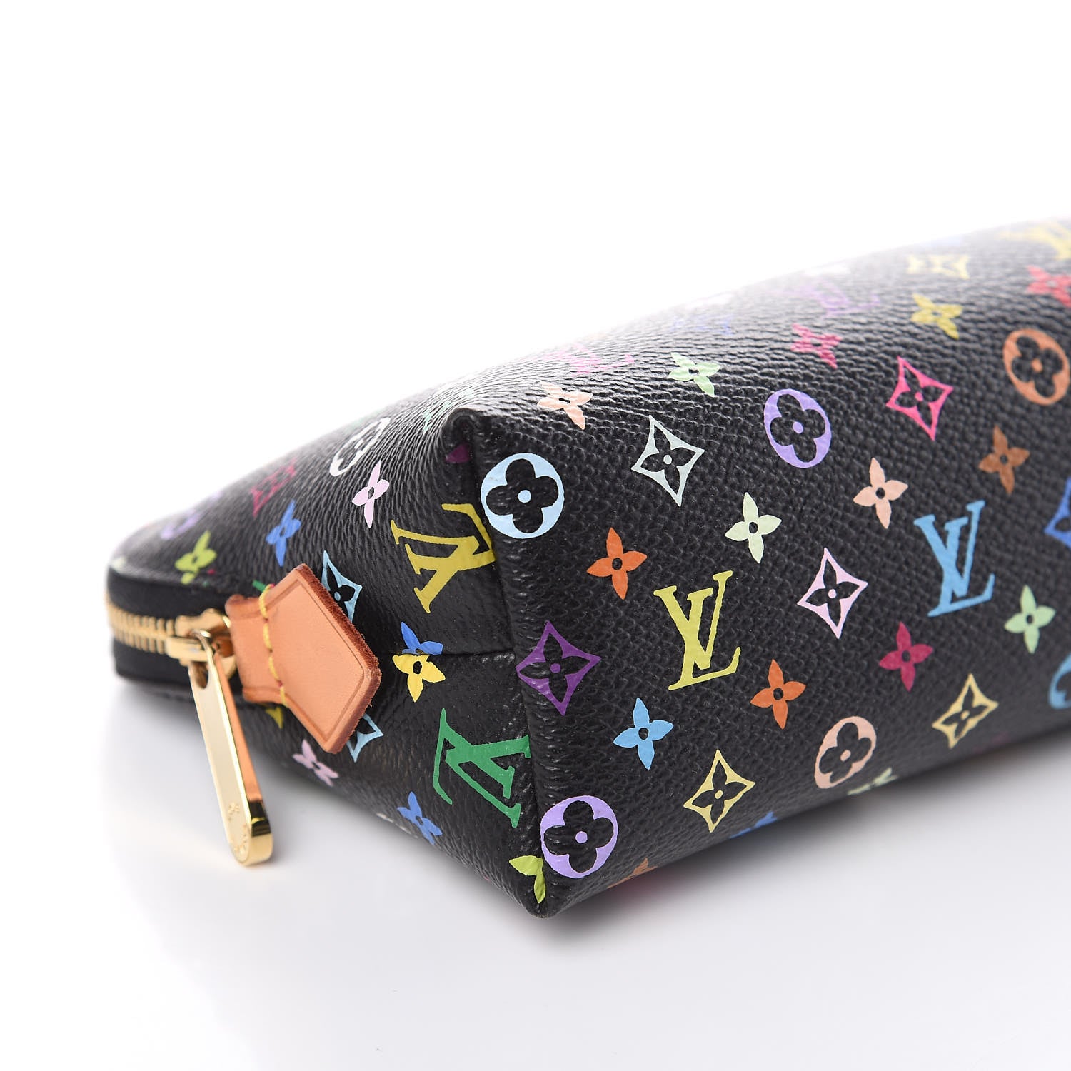 Louis Vuitton Monogram Multicolor Cosmetic Pouch Black Grenade 7 of 8