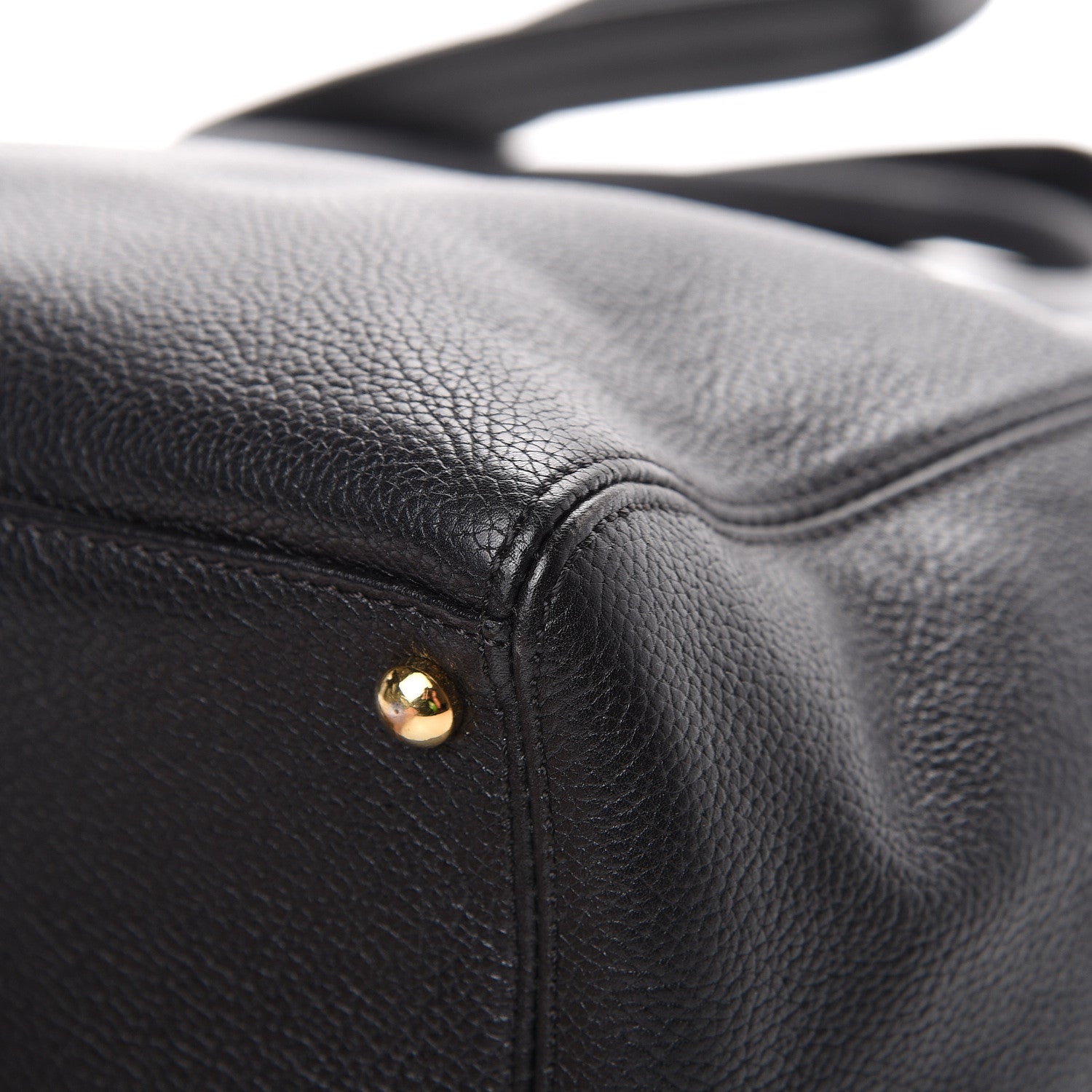 Chanel Calfskin Cerf Executive Shopper Tote Black 11 of 19