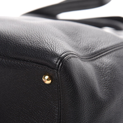 Chanel Calfskin Cerf Executive Shopper Tote Black 11 of 19