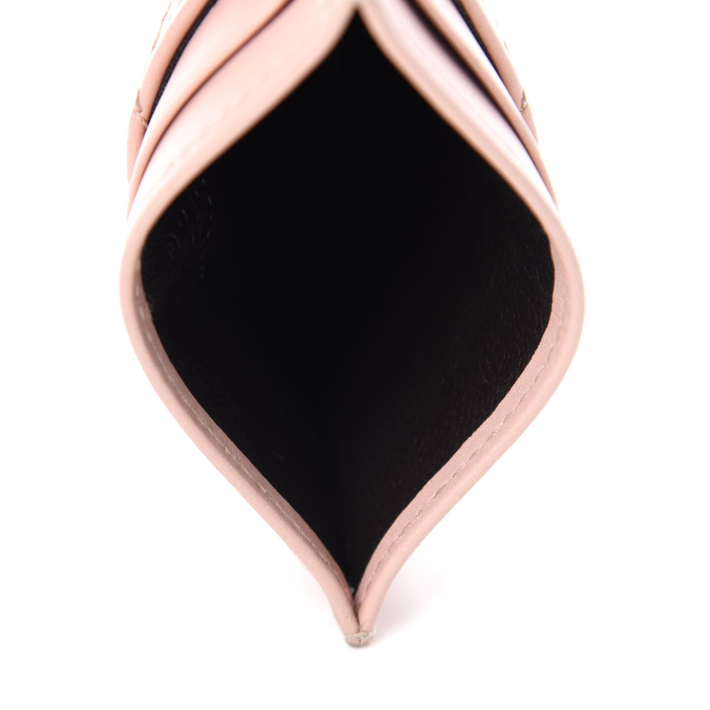 Calfskin Matelasse GG Marmont Card Holder Perfect Pink