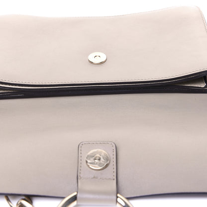 Chloe Suede Calfskin Mini Faye Shoulder Bag Motty Grey 11 of 15
