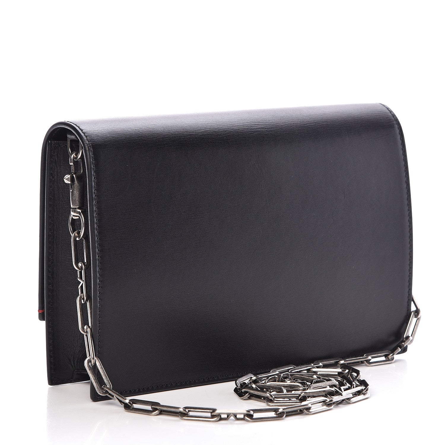Valentino Garavani Calfskin VCase Shoulder Bag Black 3 of 11