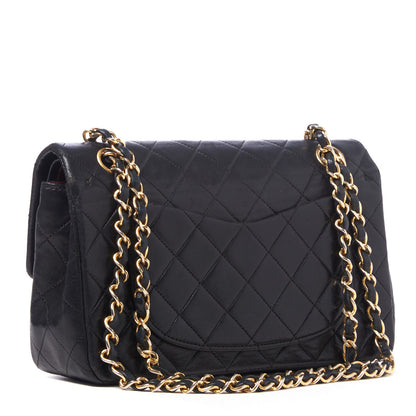 Chanel Lambskin Quilted Small Double Flap Black 2 of 9