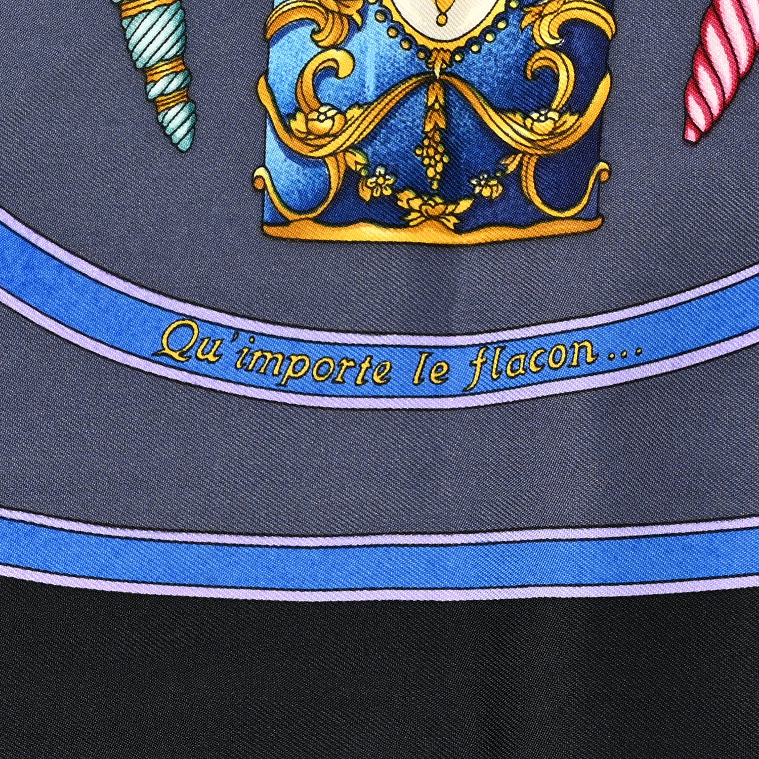 Hermes Silk Qu' Importe Le Flacon Scarf 90 5 of 6