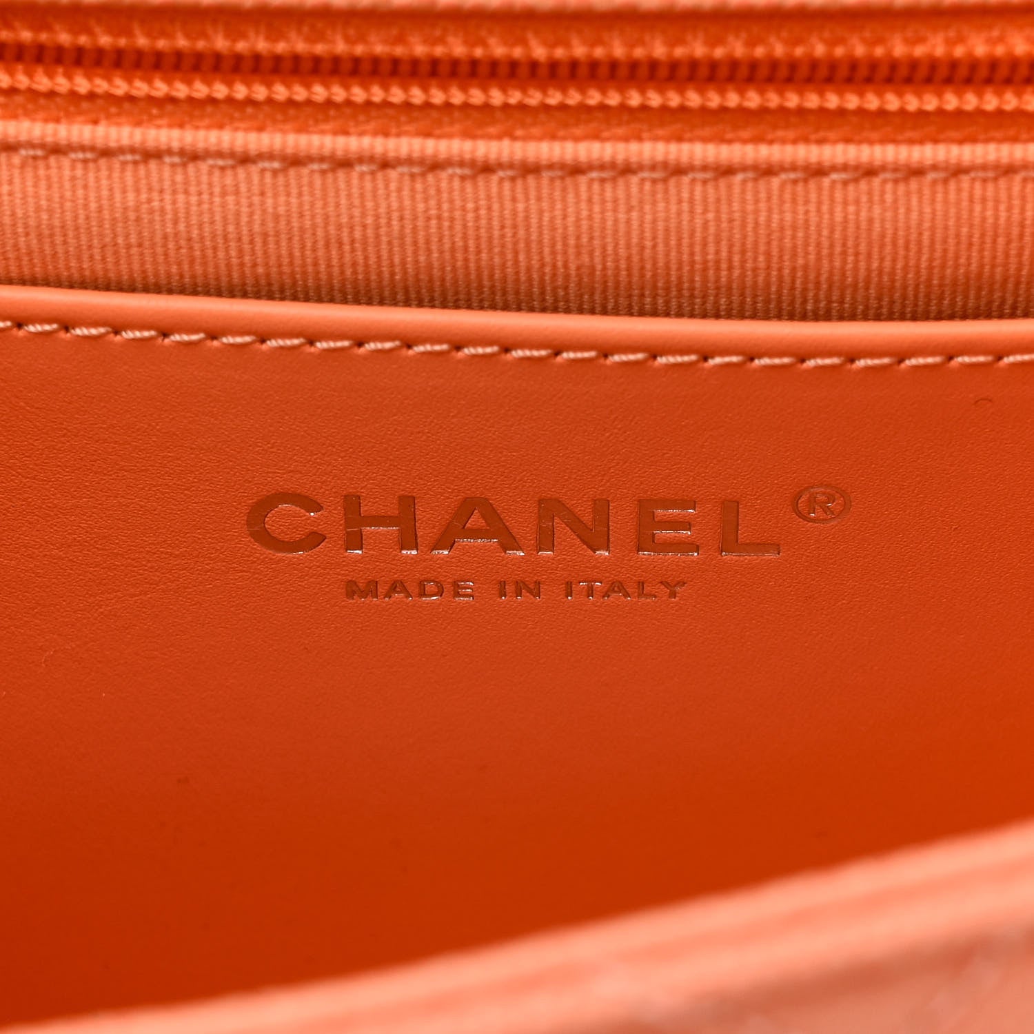 Chanel Shaded Caviar Quilted My Everything Flap Orange Light Orange 6 of 10