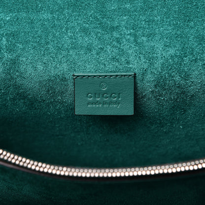 Gucci GG Supreme Monogram Embroidered Medium Dionysus Shoulder Bag Emerald 5 of 11