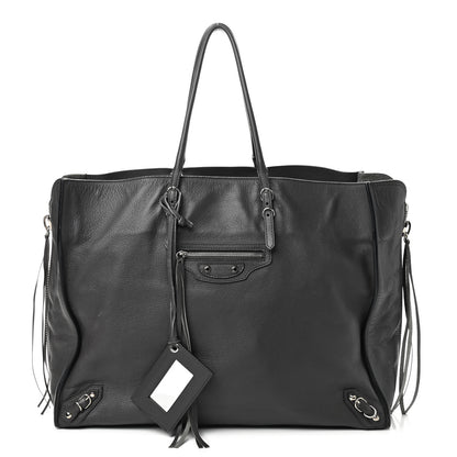 Balenciaga Veau Papier A4 Zip Around Tote Gris Fossile 1 of 10