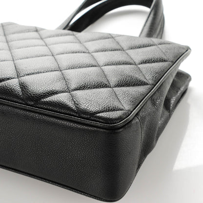 Chanel Caviar Quilted Small Tote Black 9 of 10