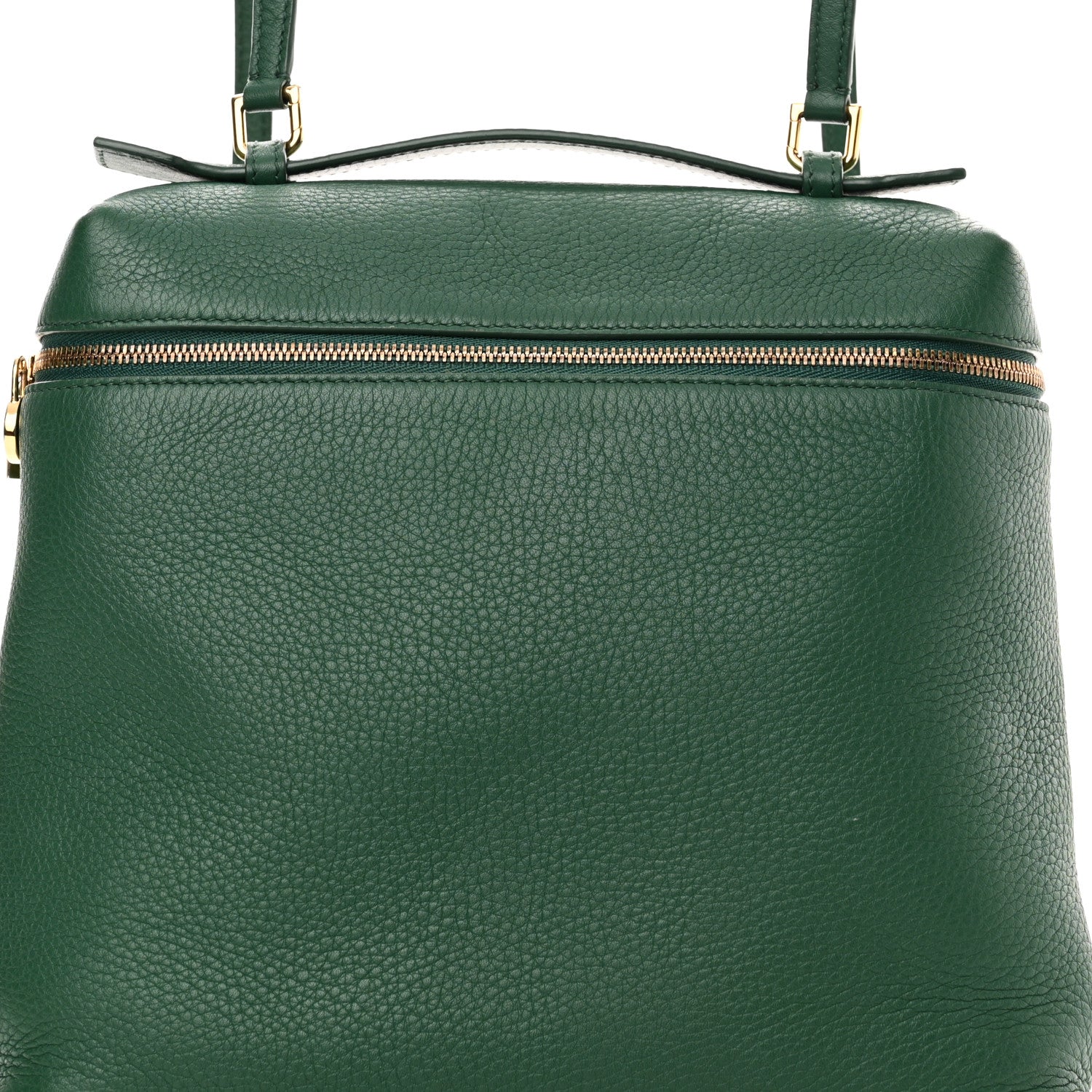 Loro Piana Grained Calfskin L23.5 Extra Pocket Backpack Forest Leaves 7 of 10