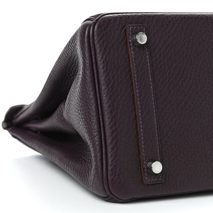 Hermes Togo Birkin 30 Raisin 7 of 10