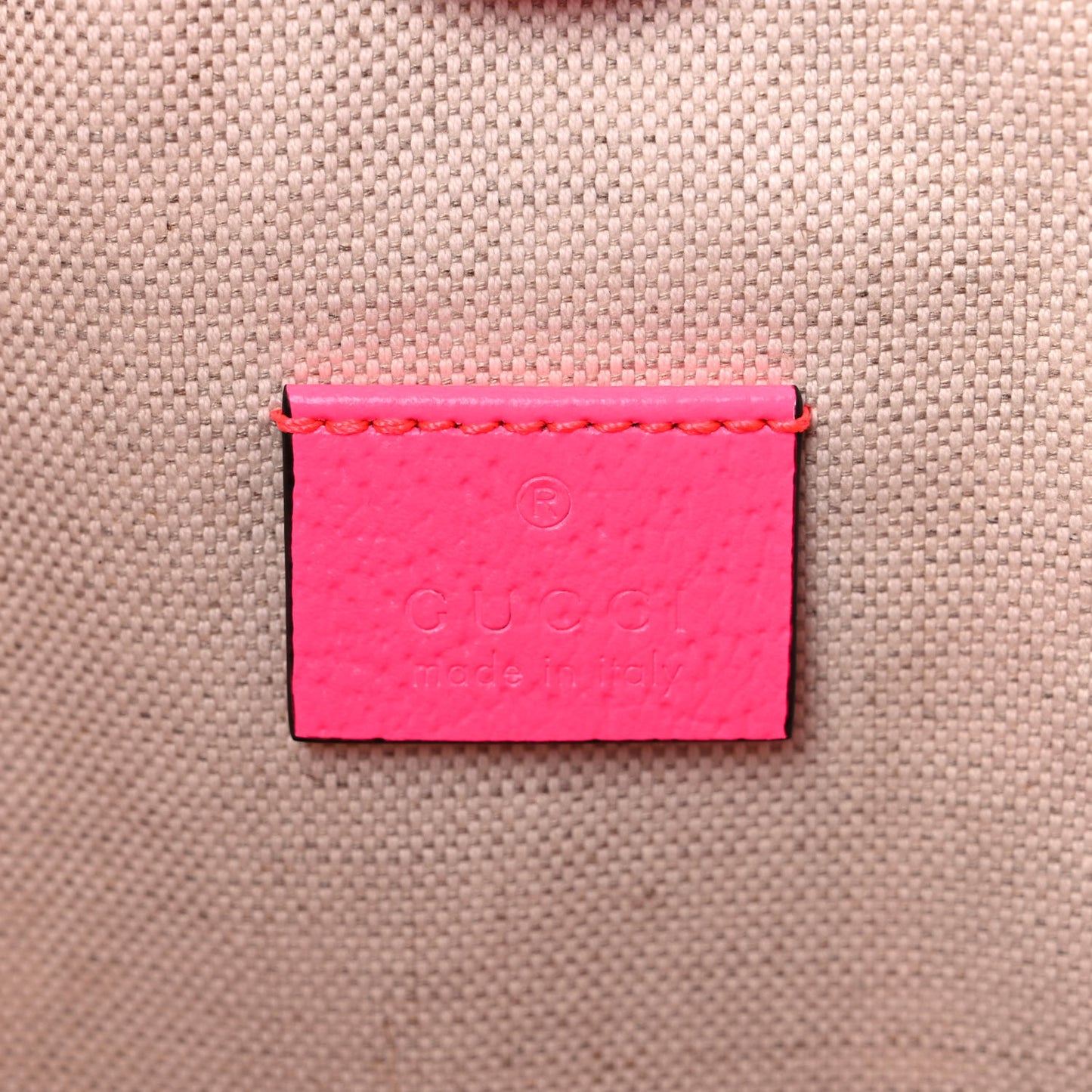 Canvas Flora Large Rajah Chain Tote White Multicolor Fuxia Fluo