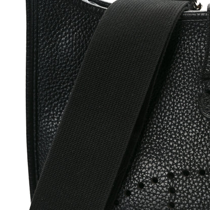 Hermes Taurillon Clemence Evelyne III PM Black 14 of 15