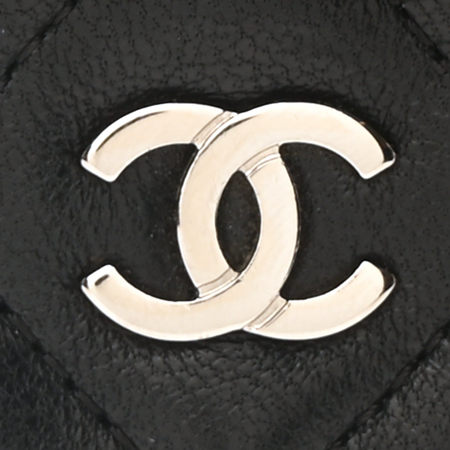 Chanel Lambskin Quilted Wallet On Chain WOC Black 9 of 11