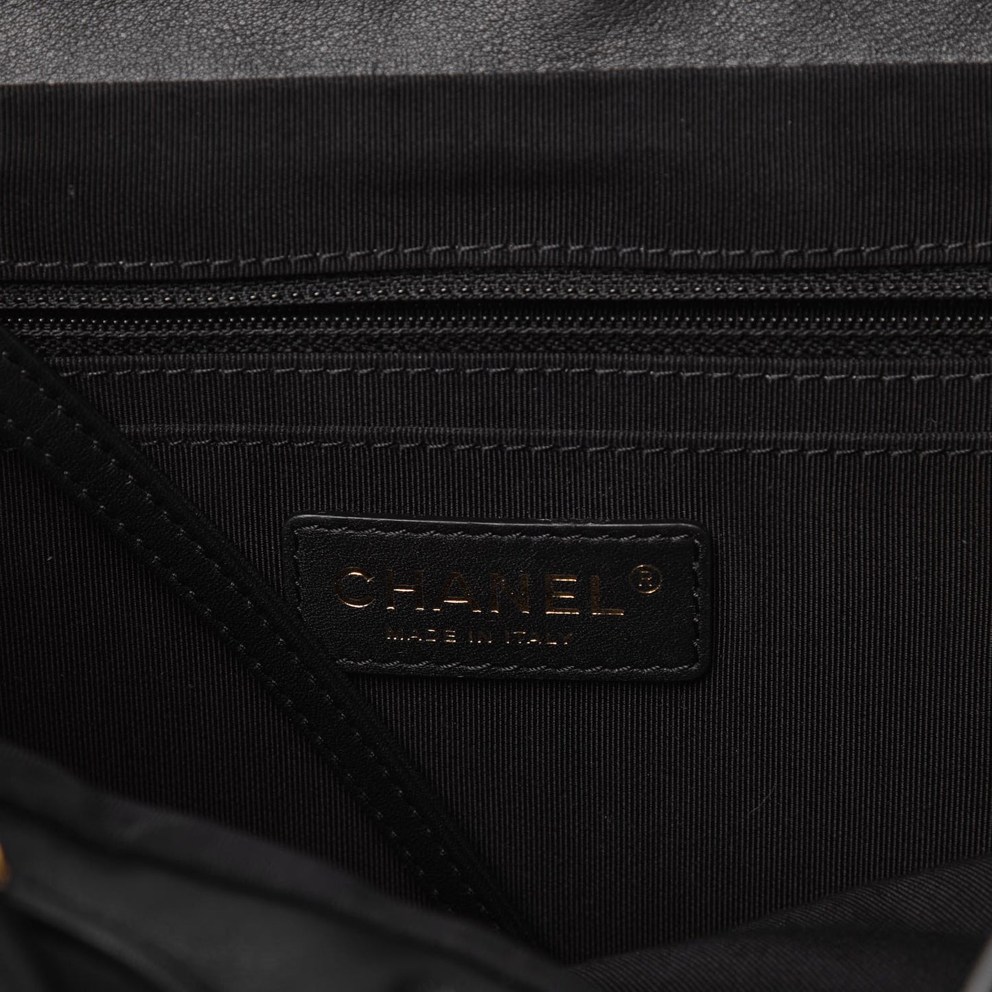 Calfskin Quilted Large Urban Spirit Backpack Black