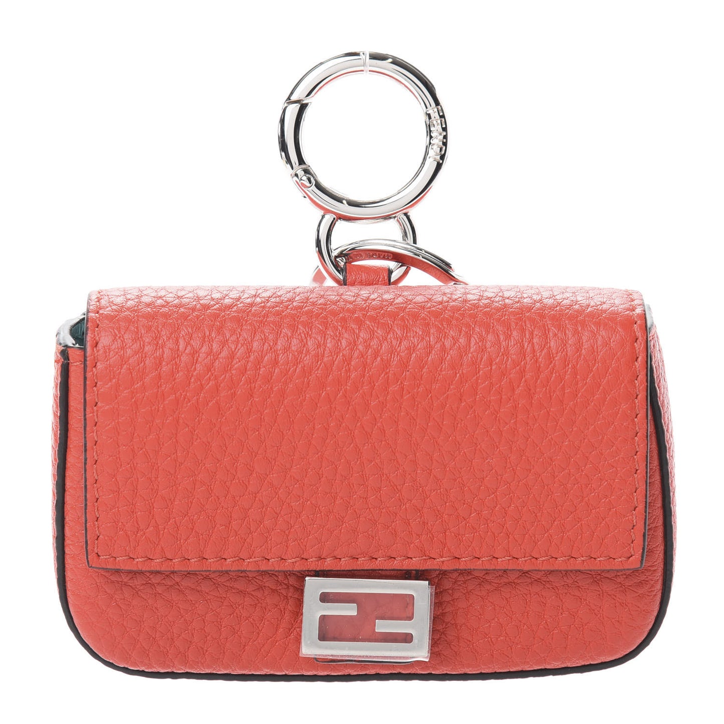 Cuoio Romano Micro Baguette Charm Papavero