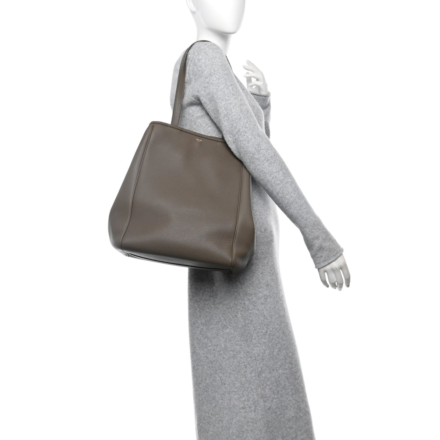 Soft Grained Calfskin Medium Phantom Luggage Cabas Souris