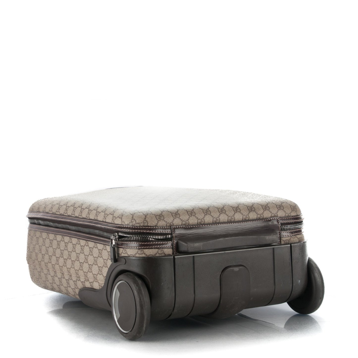 GG Plus Monogram Small Interlocking G Trolley Brown