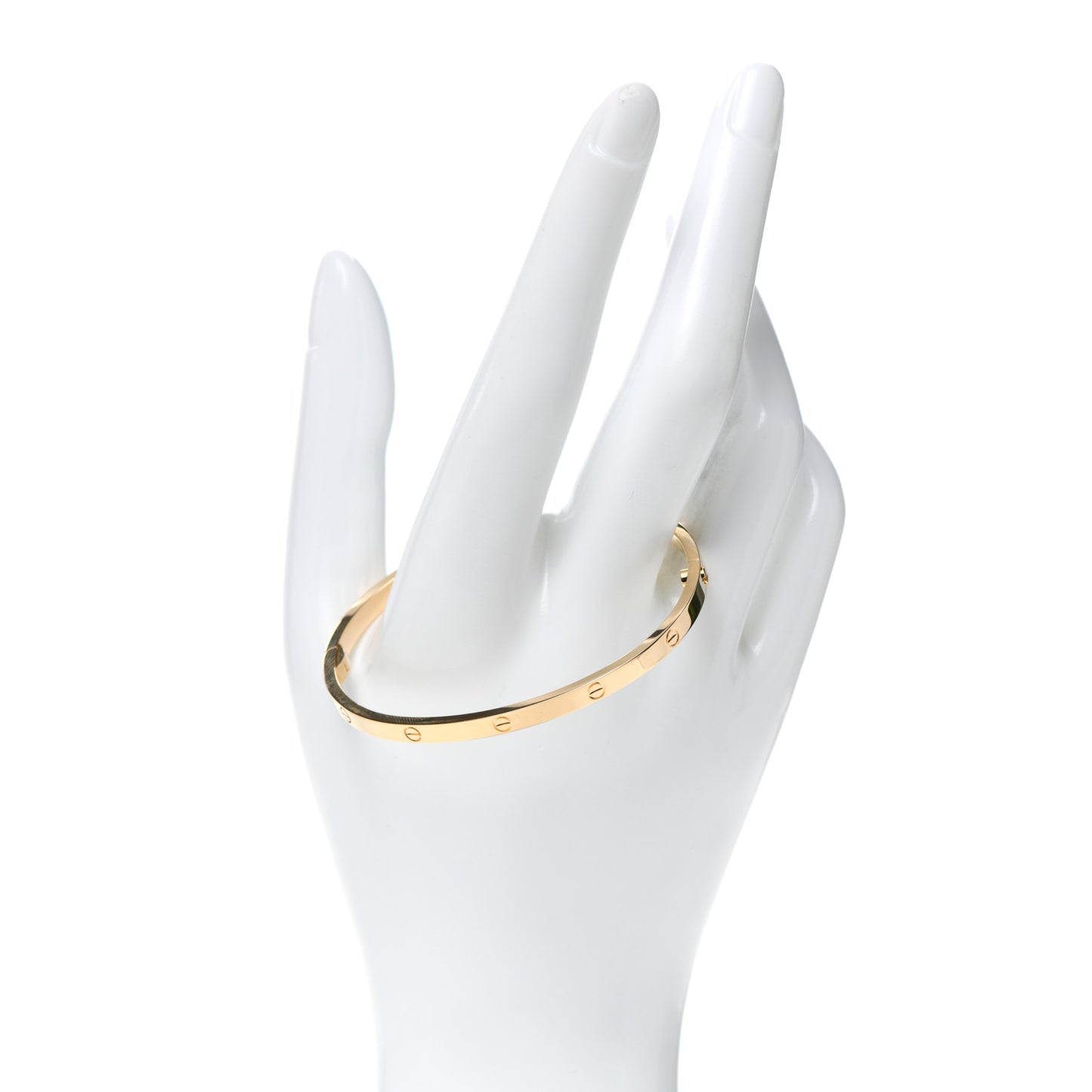 18K Yellow Gold Small LOVE Bracelet 17