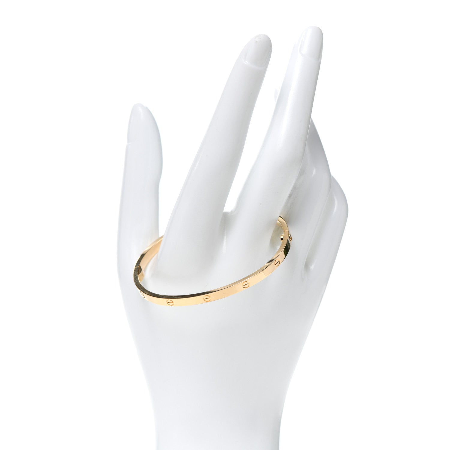Cartier 18K Yellow Gold Small LOVE Bracelet 17 2 of 4